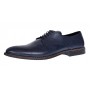 Pantofi barbati casual din piele naturala bleumarin NIC184BLBOX